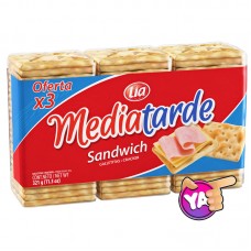 Galletita Media Tarde Sandwich 3x107g. (8876)