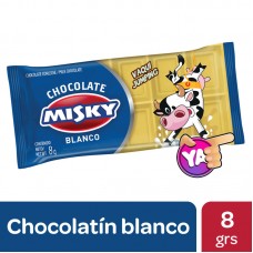 Chocolate Blanco Misky x8g. (5858)