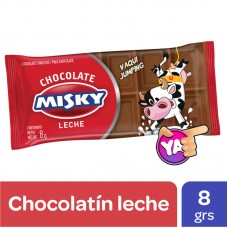 Chocolate con Leche Negro Misky x8g. (5859)